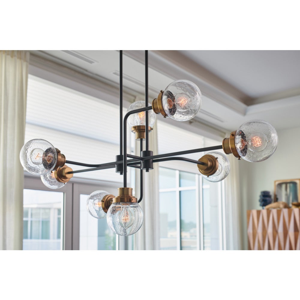 Poppy Medium Eight Light Linear
