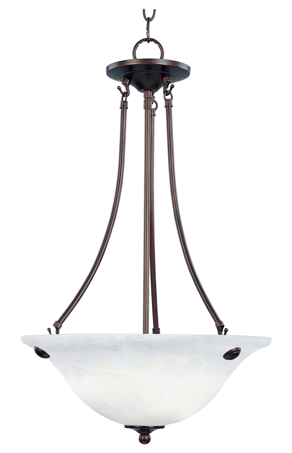 Malaga 3-Light Invert Bowl Pendant Oil Rubbed Bronze (MROI)