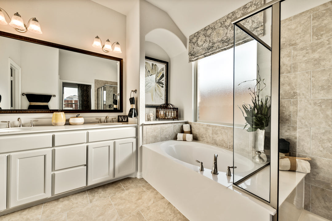 Malaga Bath Vanity Satin Nickel (MRSN) room setting