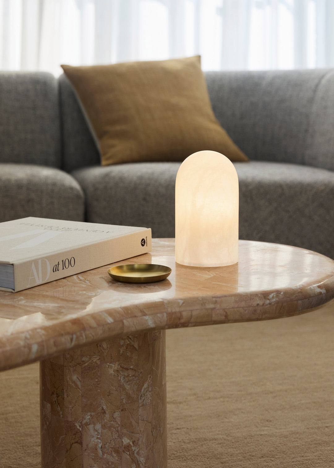 Panton Alabaster Table Lamp by Beacon Lighting - view 2