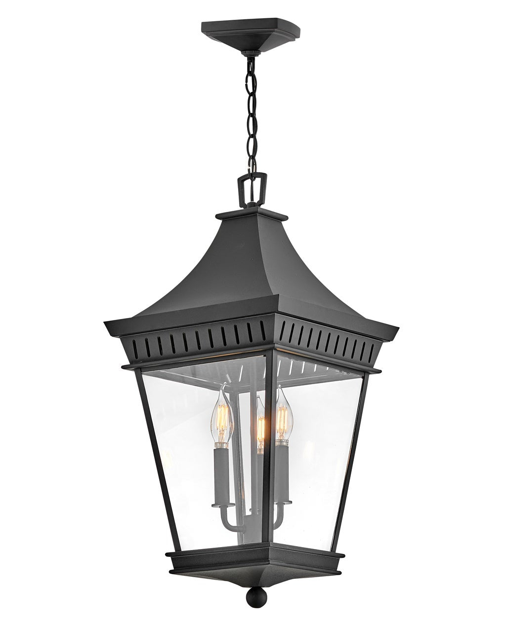Chapel Hill Large Hanging Lantern by Hinkley - view 4