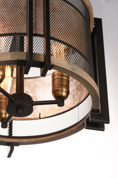 Boundry - 3 Light Flush Mount