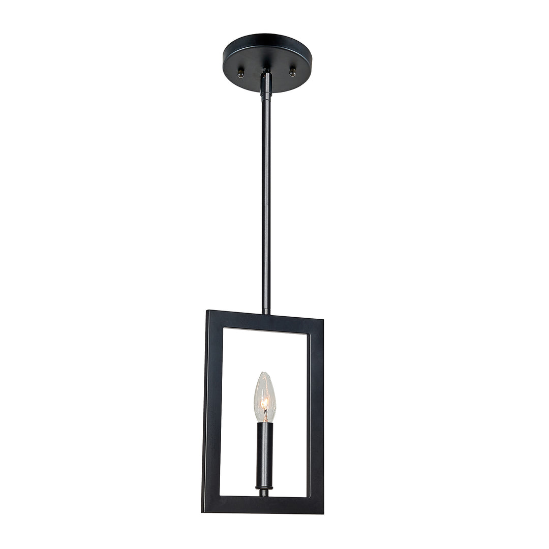 Carbon Pendant, 1-Light, by Russell