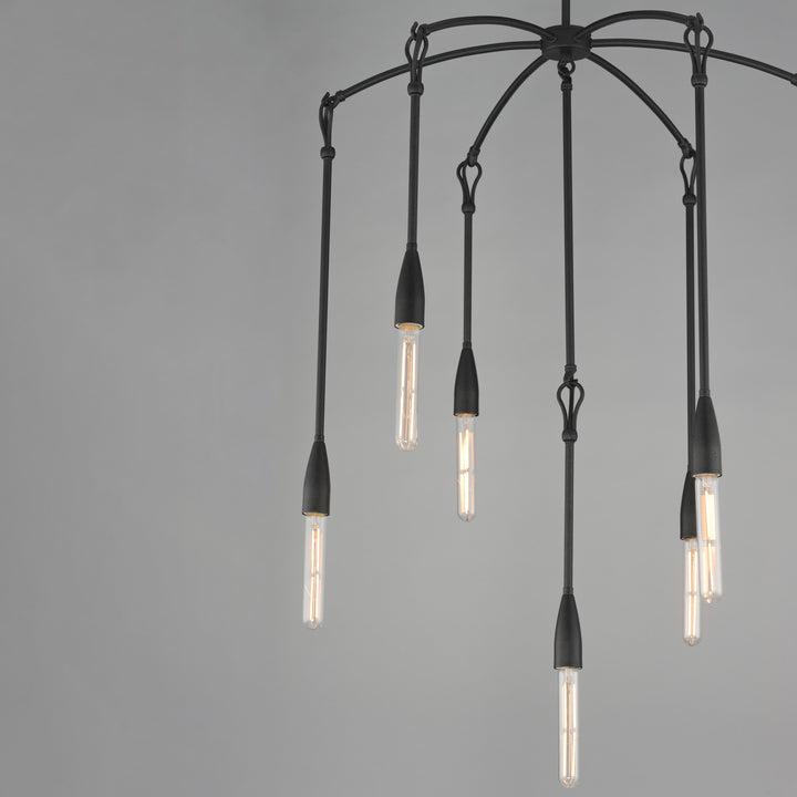 Pioneer 7-Light Chandelier Anthracite alternate view
