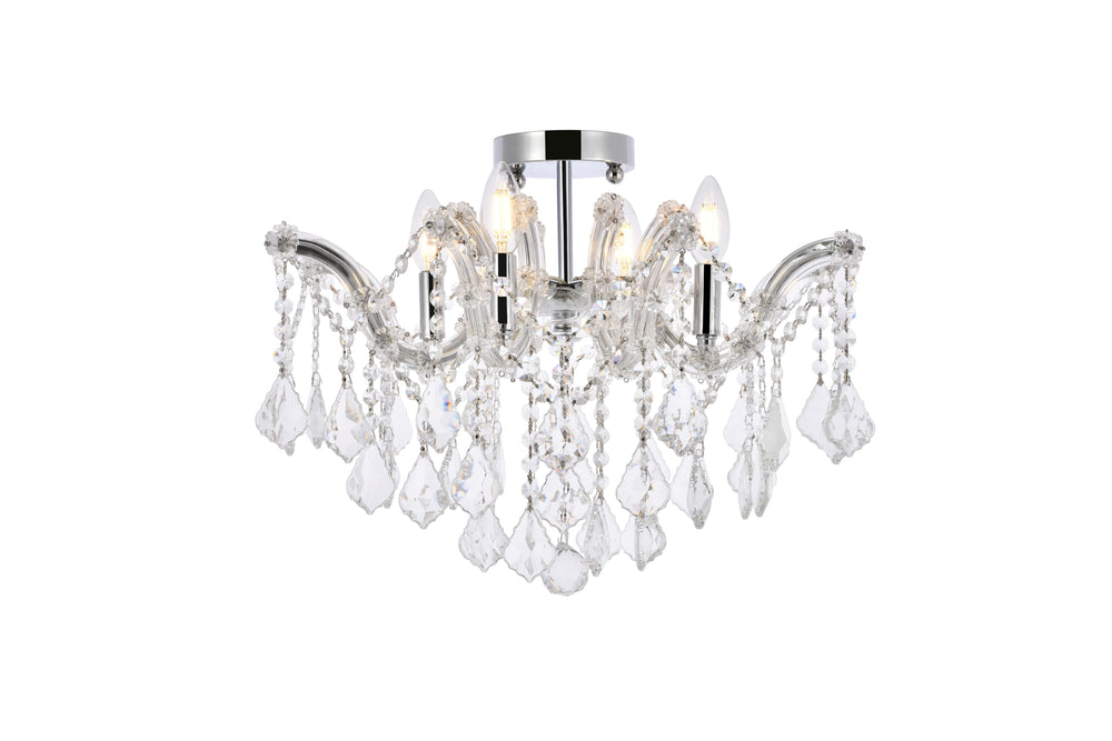 Maria Theresa Crystal Flush Mount by Elegant - view 2