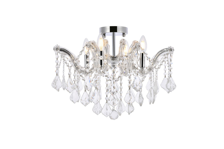 Maria Theresa Crystal Flush Mount by Elegant - view 2