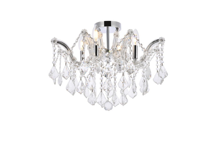 Maria Theresa Crystal Flush Mount by Elegant - view 4