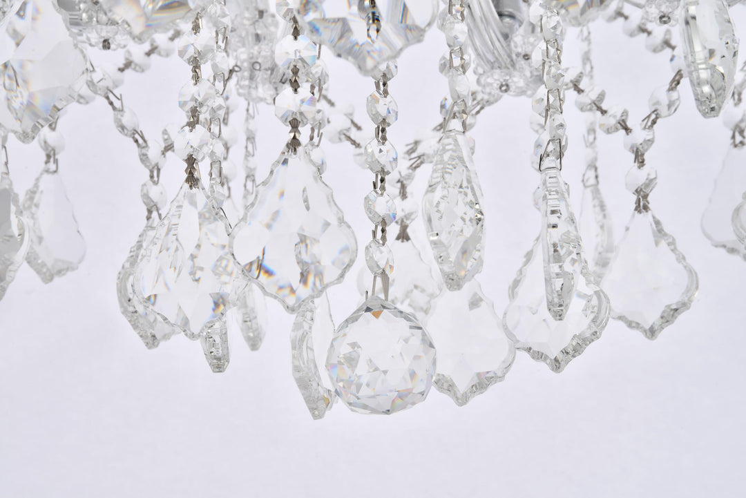Maria Theresa Crystal Flush Mount by Elegant - view 5