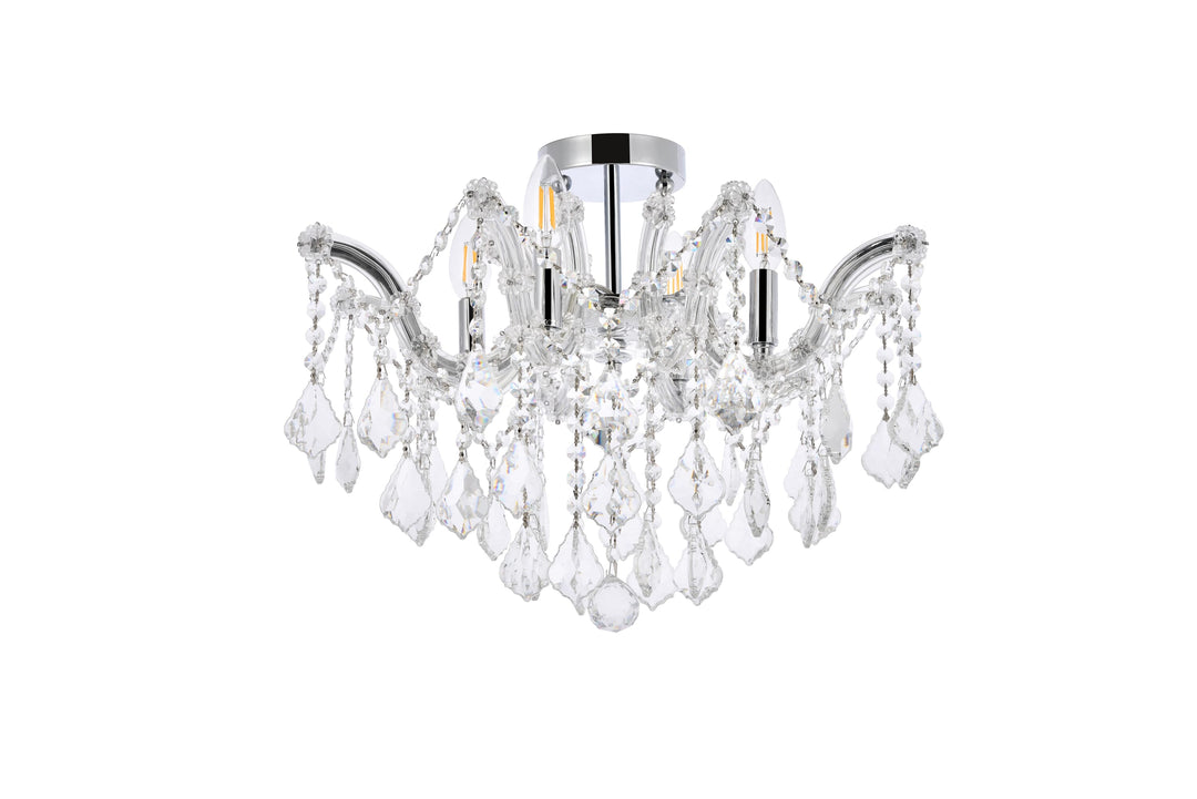 Maria Theresa Crystal Flush Mount by Elegant - view 8