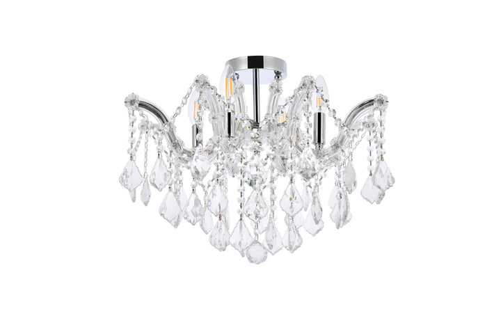Maria Theresa Crystal Flush Mount by Elegant - view 8