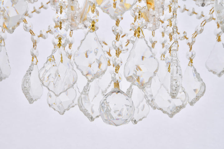 Maria Theresa Crystal Flush Mount by Elegant - view 14