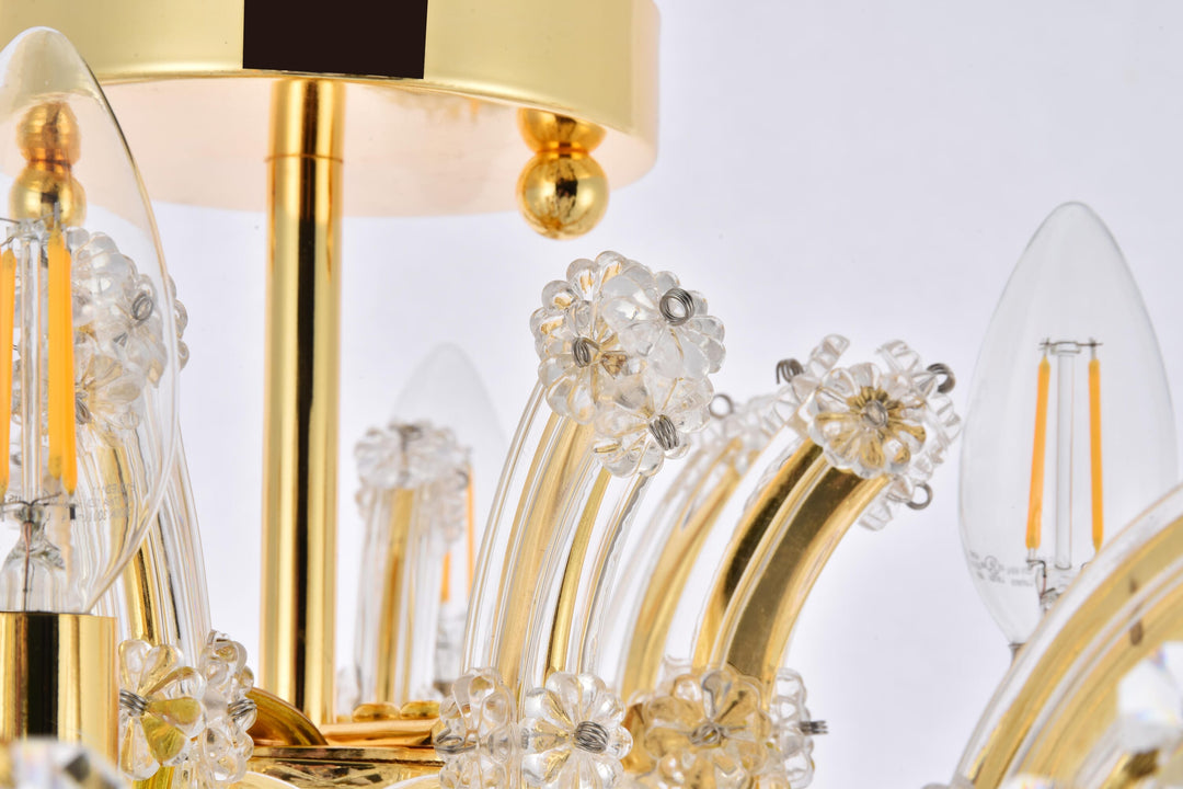 Maria Theresa Crystal Flush Mount by Elegant - view 16