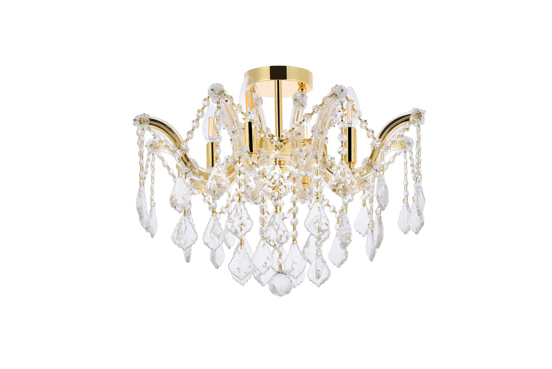 Maria Theresa Crystal Flush Mount by Elegant - view 17