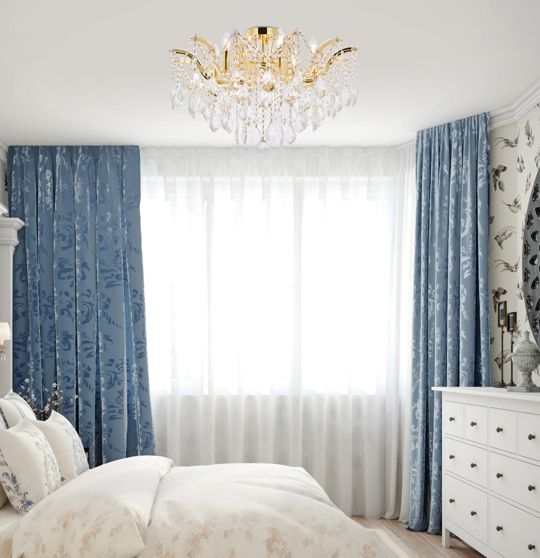 Maria Theresa Crystal Flush Mount by Elegant - view 37