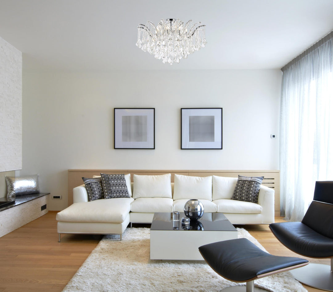 Maria Theresa Crystal Flush Mount by Elegant - view 40
