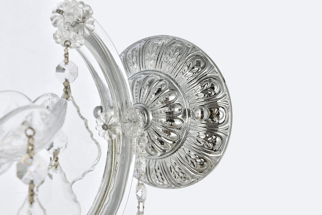 Maria Theresa Crystal Wall Sconce by Elegant - view 5