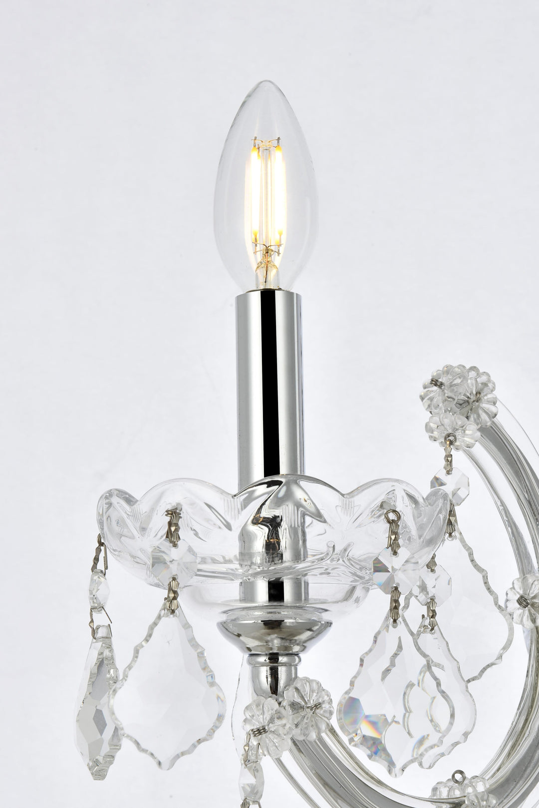Maria Theresa Crystal Wall Sconce by Elegant - view 6