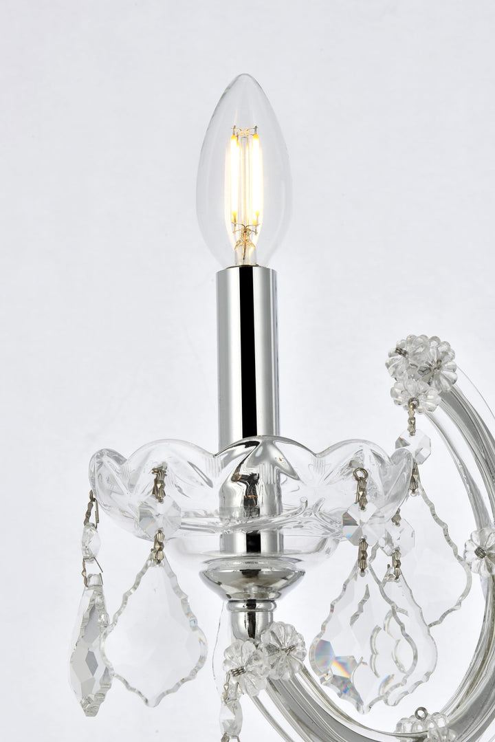 Maria Theresa Crystal Wall Sconce by Elegant - view 6