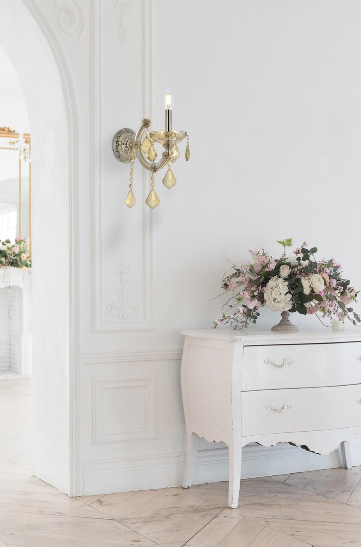 Maria Theresa Crystal Wall Sconce by Elegant - view 22