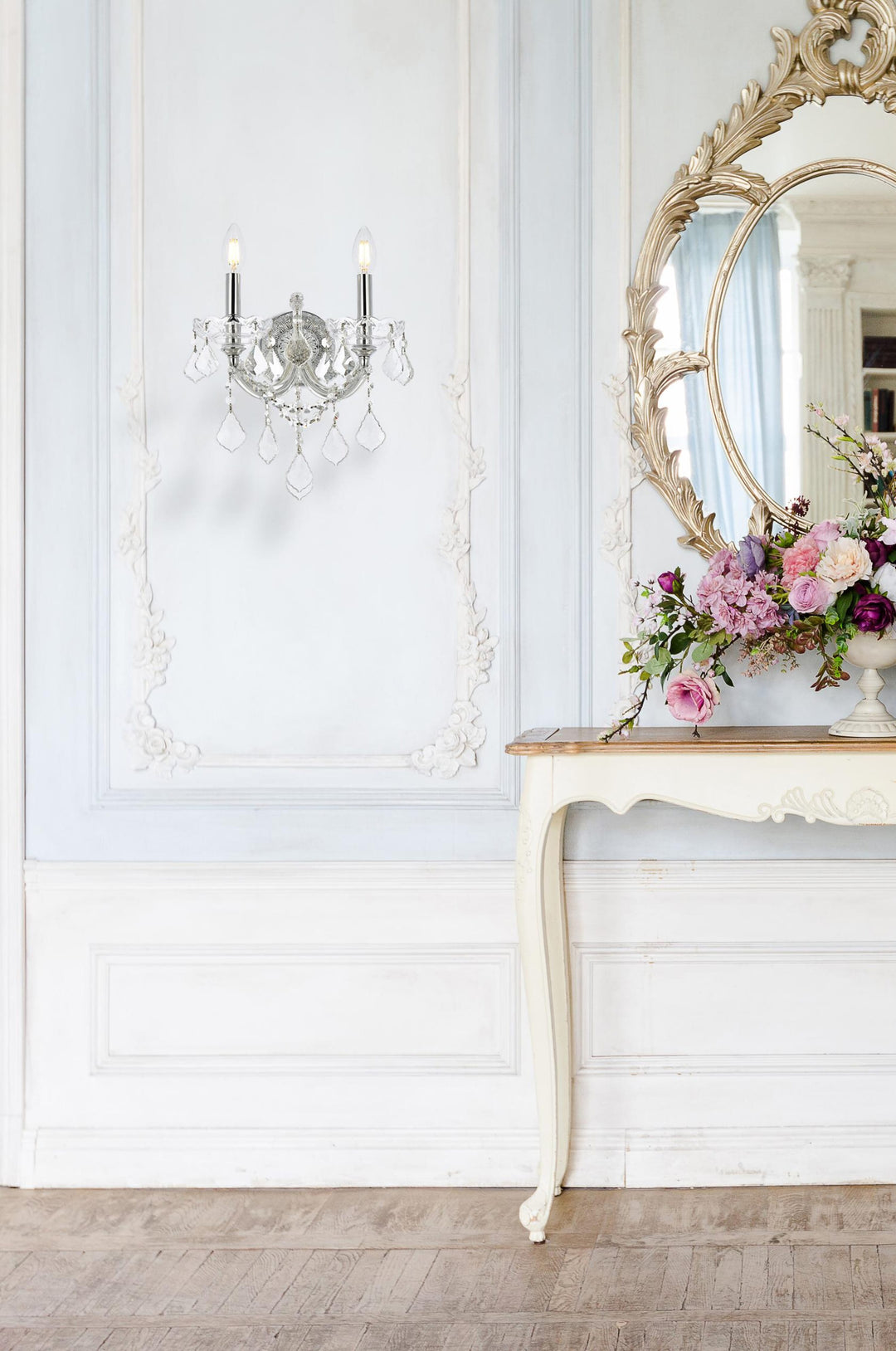 Maria Theresa Crystal Wall Sconce by Elegant - view 28