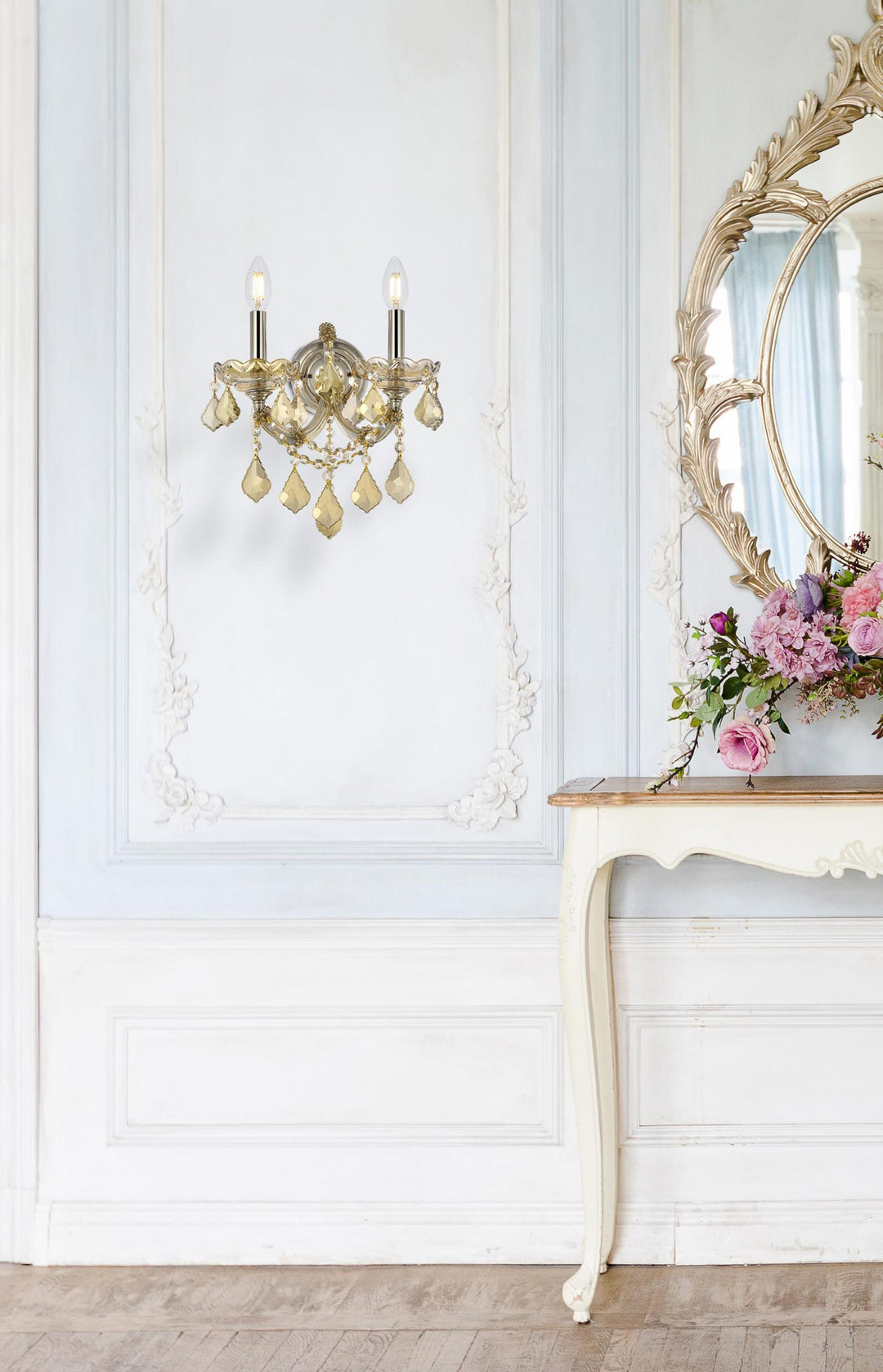 Maria Theresa Crystal Wall Sconce by Elegant - view 101