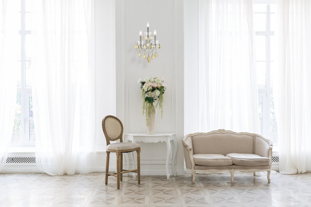 Maria Theresa Crystal Wall Sconce by Elegant - view 52
