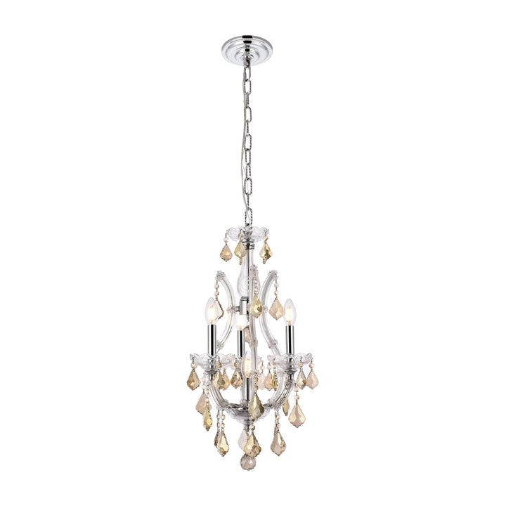 Maria Theresa Crystal Pendant in Chrome by Elegant