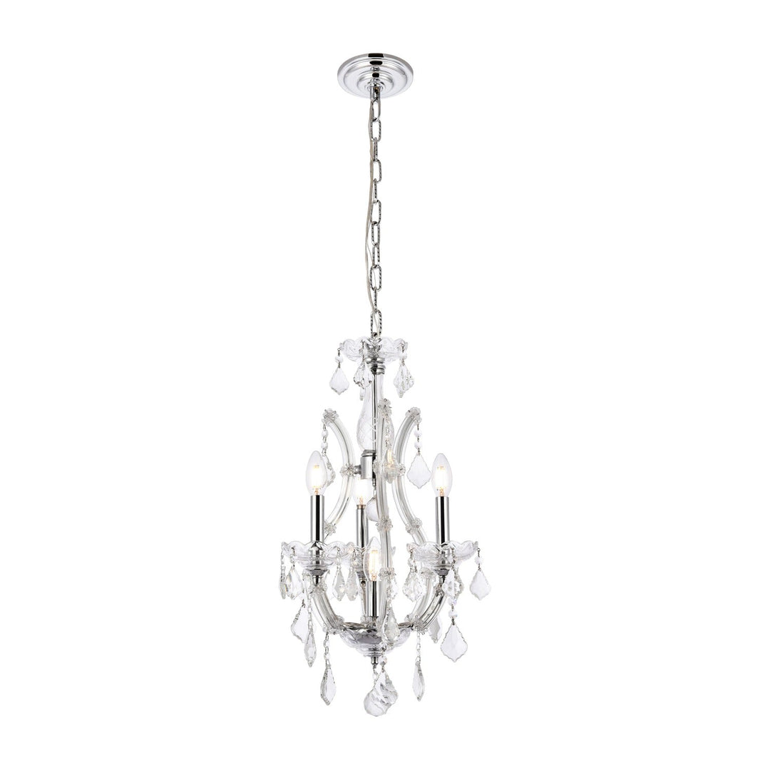 Maria Theresa Crystal Pendant in Chrome by Elegant