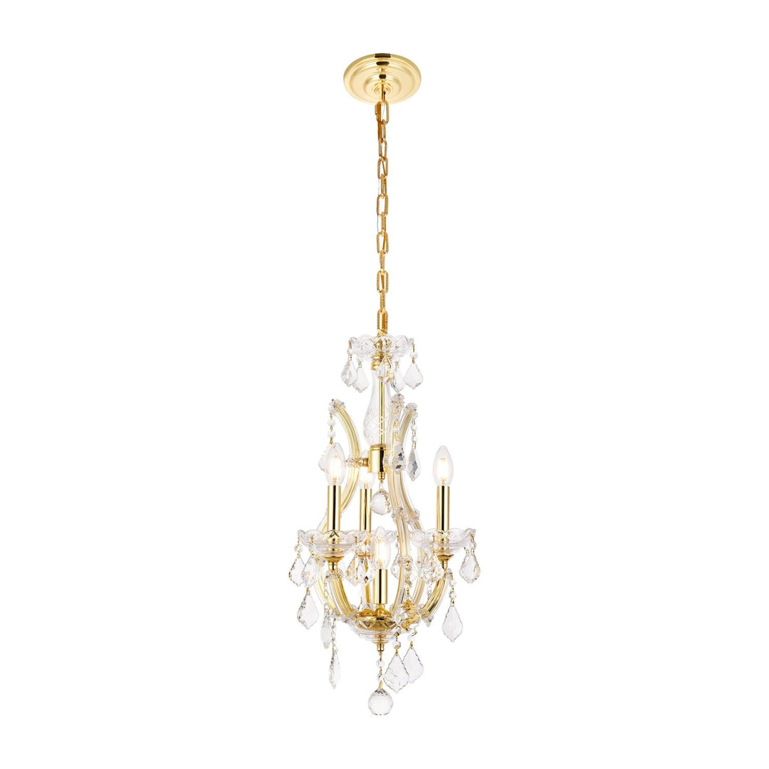 Maria Theresa Crystal Pendant in Gold by Elegant
