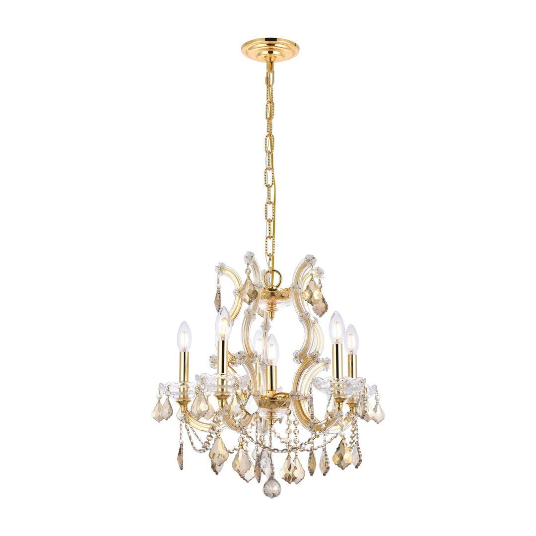Maria Theresa Crystal Pendant in Gold by Elegant
