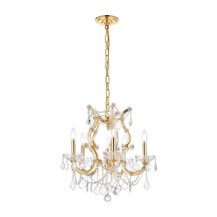 Maria Theresa Crystal Pendant in Gold by Elegant