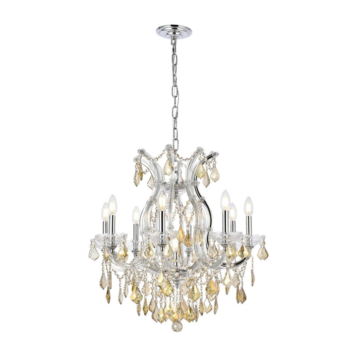 Maria Theresa Crystal Chandelier in Chrome by Elegant