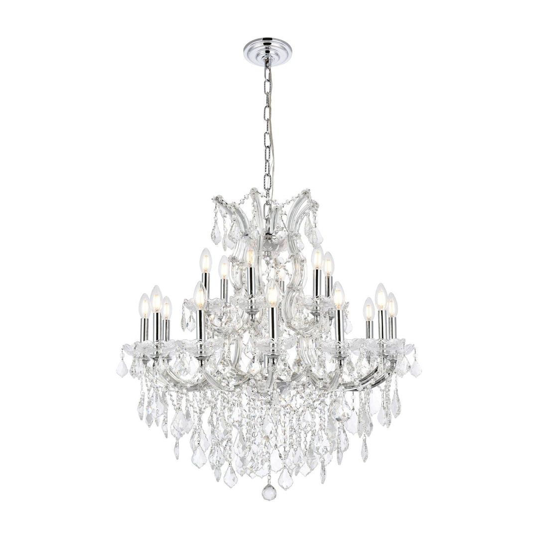Maria Theresa Crystal Chandelier in Chrome by Elegant