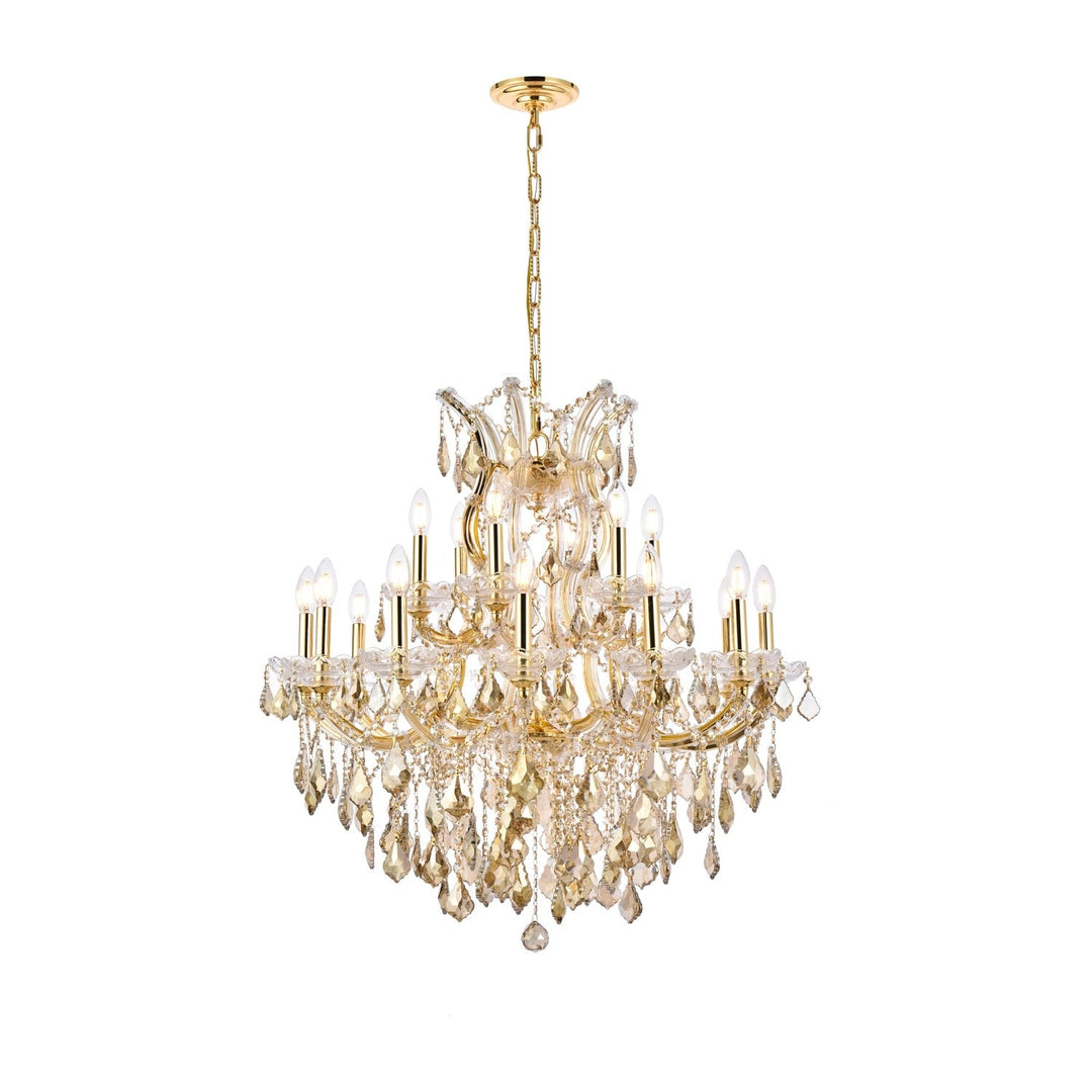 Maria Theresa Crystal Chandelier in Gold by Elegant