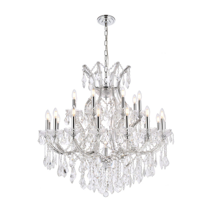 Maria Theresa Crystal Chandelier in Chrome by Elegant