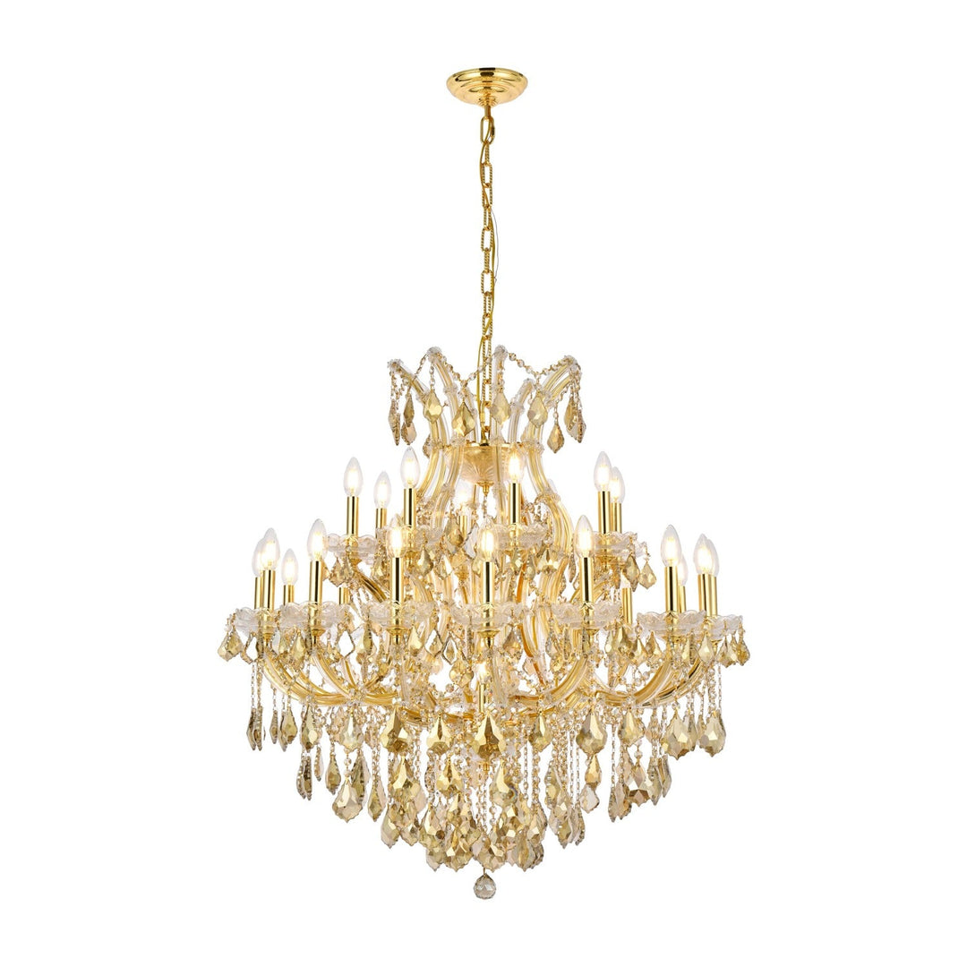 Maria Theresa Crystal Chandelier in Gold by Elegant