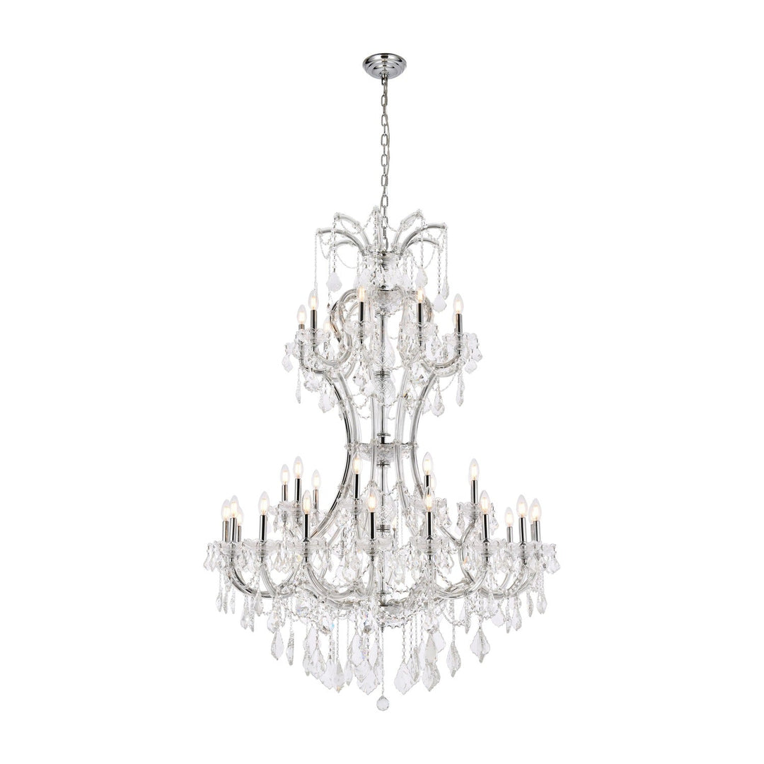 Maria Theresa Crystal Chandelier in Chrome by Elegant