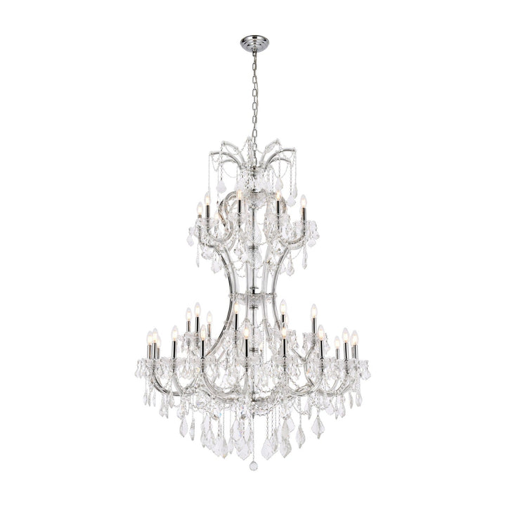 Maria Theresa Crystal Chandelier in Chrome by Elegant