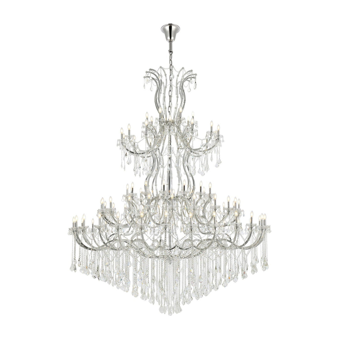 Maria Theresa Crystal Chandelier in Chrome by Elegant