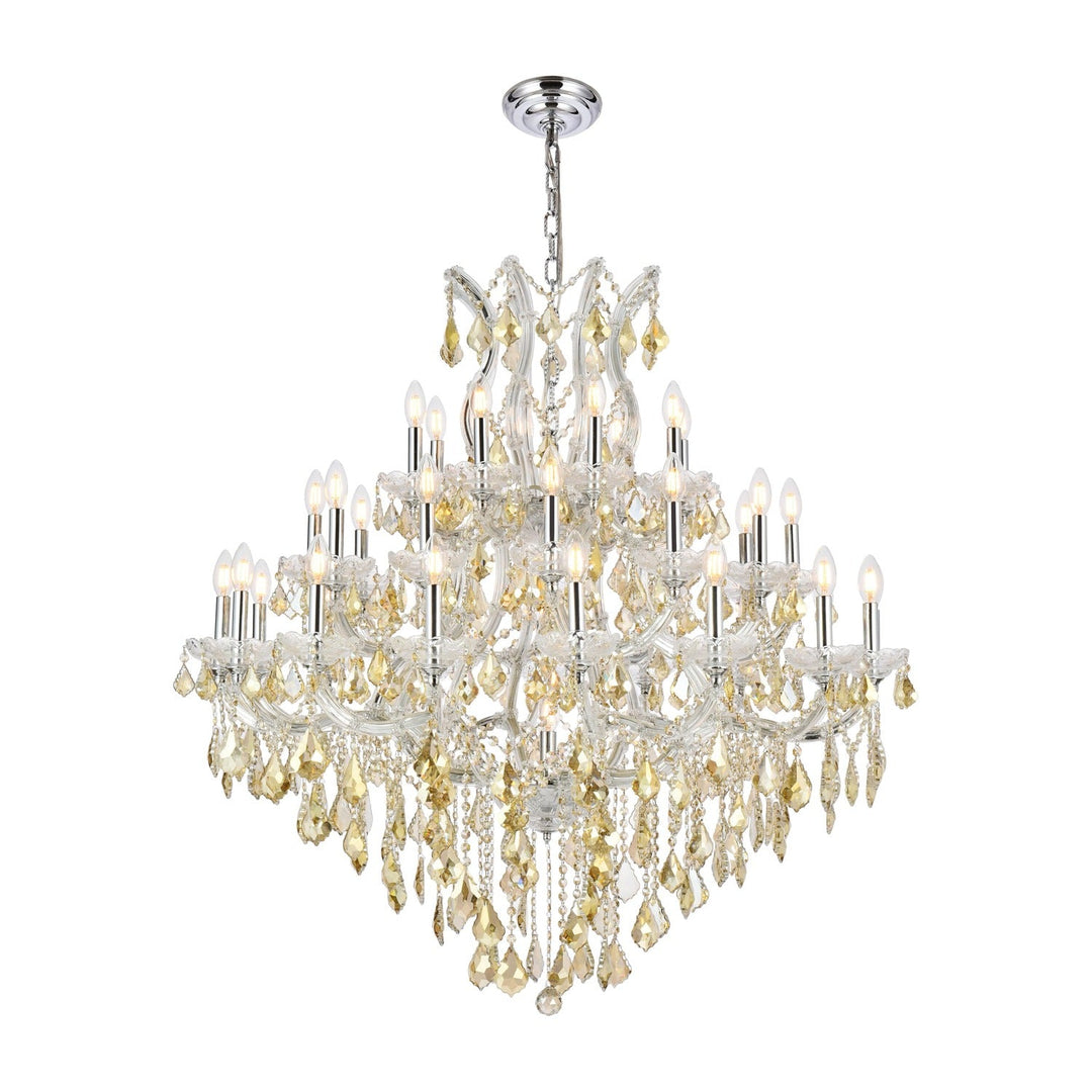 Maria Theresa Crystal Chandelier in Chrome by Elegant