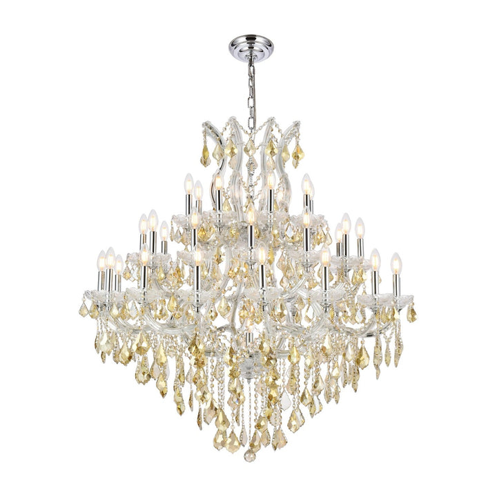 Maria Theresa Crystal Chandelier in Chrome by Elegant