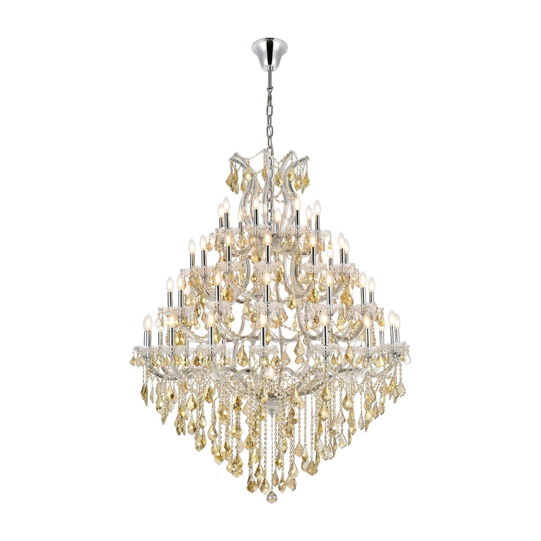 Maria Theresa Crystal Chandelier in Chrome by Elegant