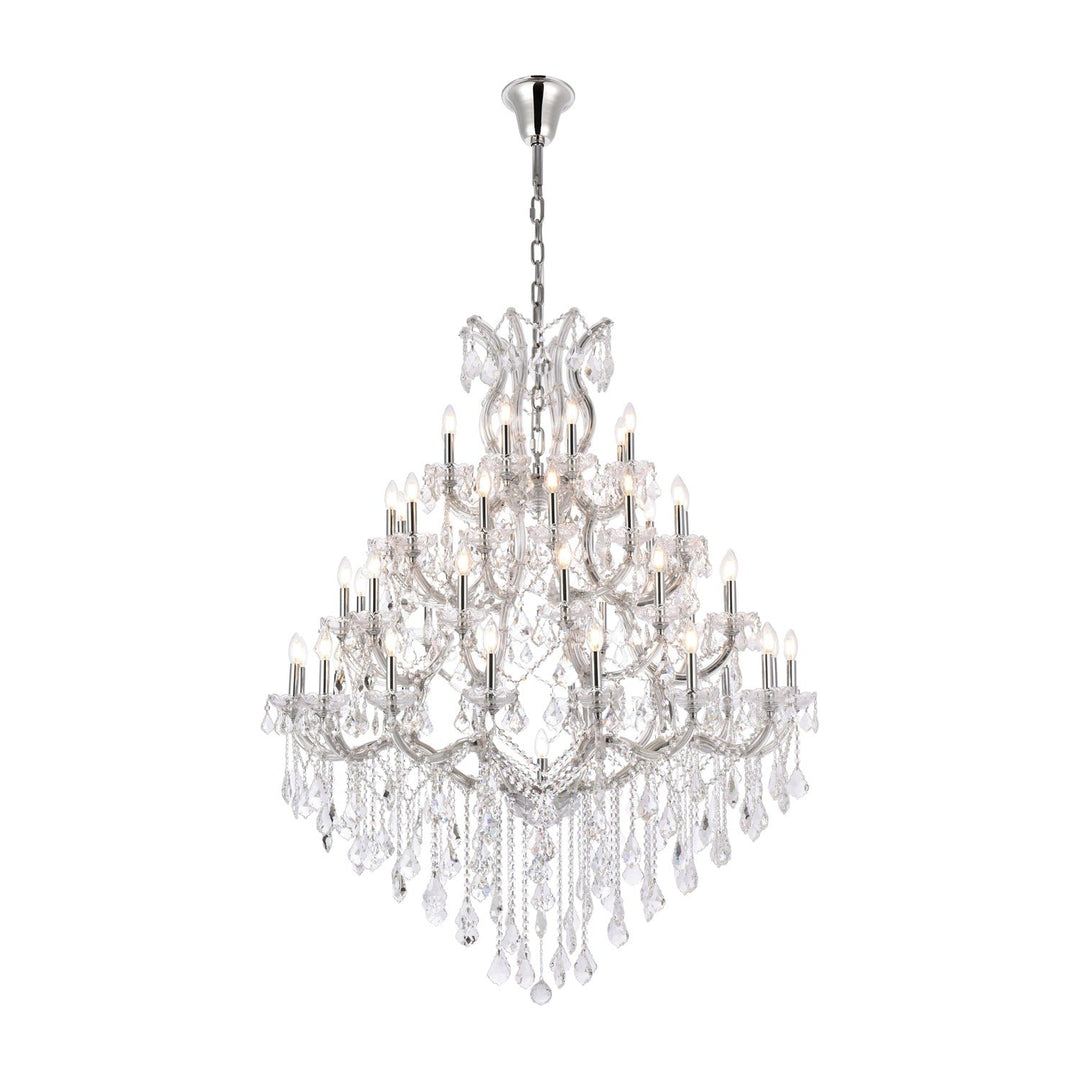 Maria Theresa Crystal Chandelier in Chrome by Elegant