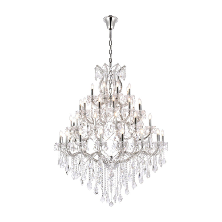 Maria Theresa Crystal Chandelier in Chrome by Elegant