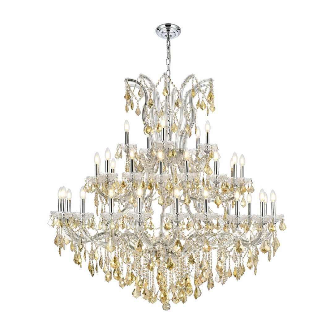 Maria Theresa Crystal Chandelier in Chrome by Elegant