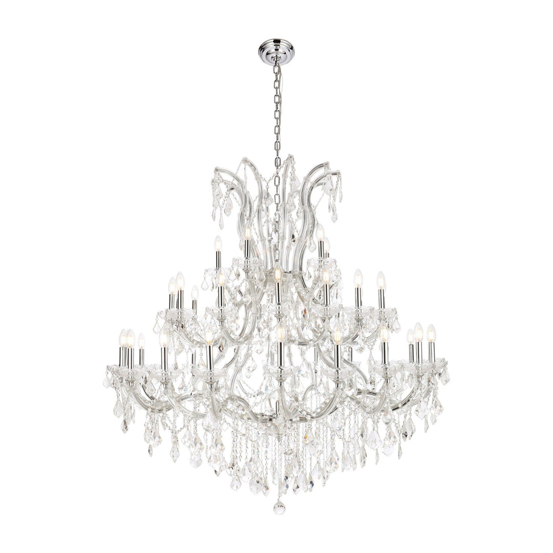 Maria Theresa Crystal Chandelier in Chrome by Elegant