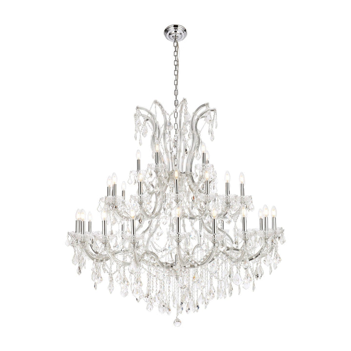 Maria Theresa Crystal Chandelier in Chrome by Elegant