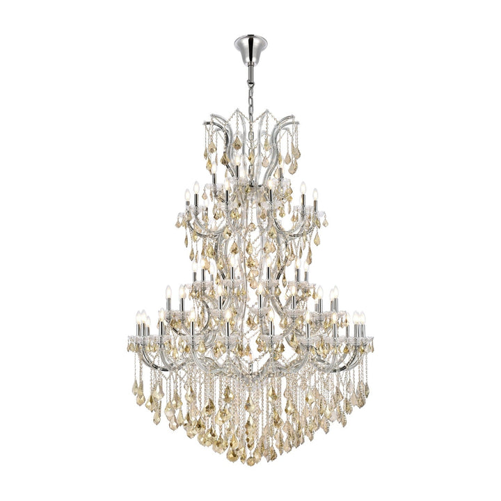 Maria Theresa Crystal Chandelier in Chrome by Elegant
