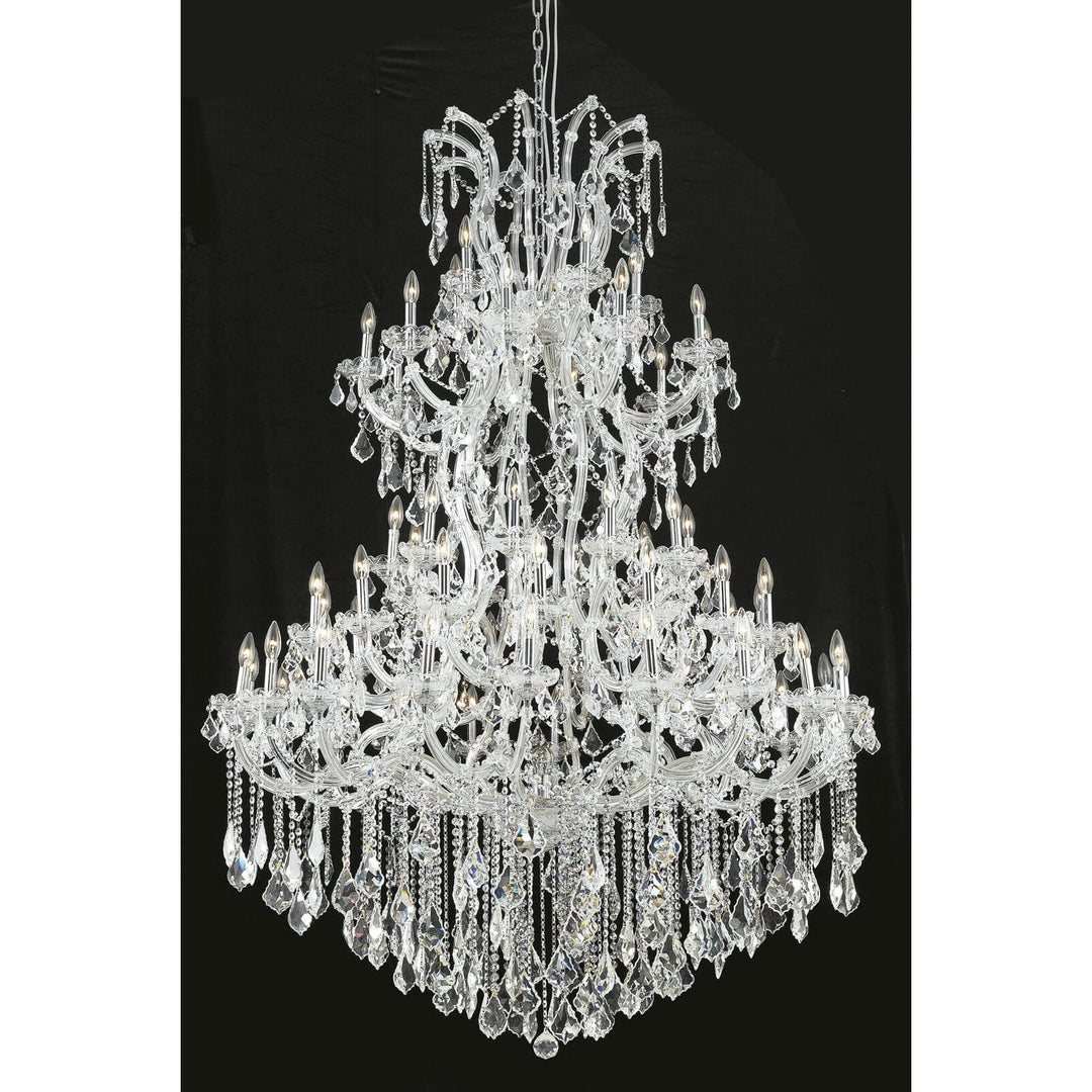 Maria Theresa Crystal Chandelier in Chrome by Elegant