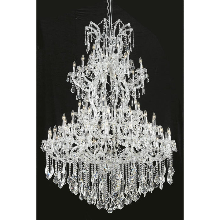 Maria Theresa Crystal Chandelier in Chrome by Elegant